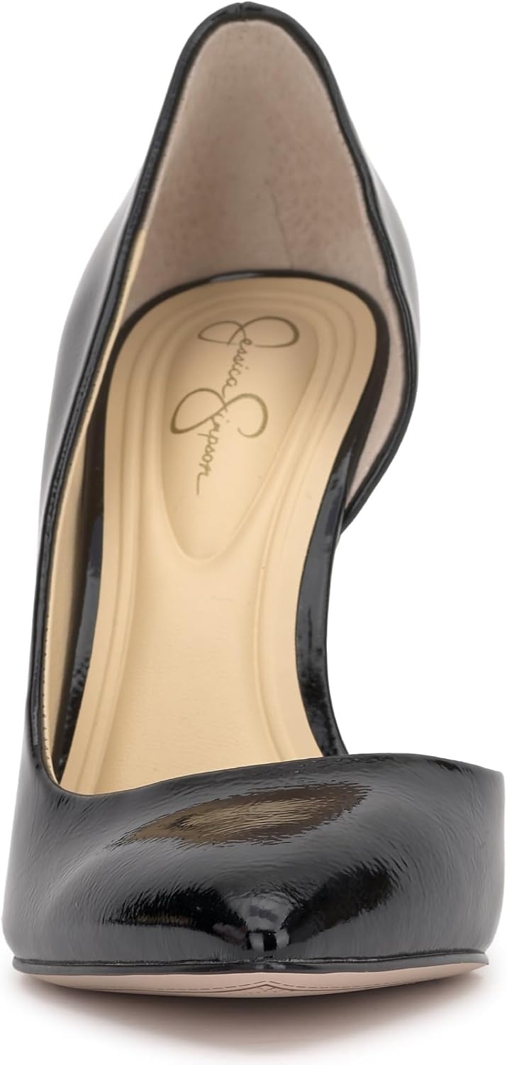 image:imageJessica Simpson Womens Prizma DOrsay PumpBlack Patent Pu