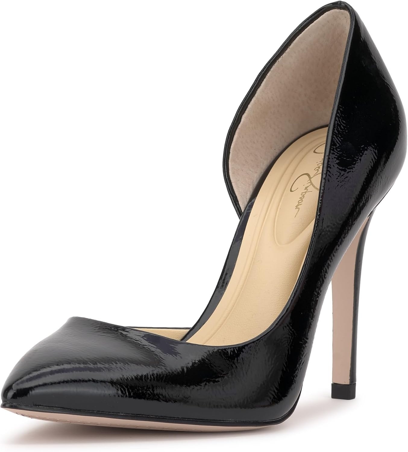 image:imageJessica Simpson Womens Prizma DOrsay PumpBlack Patent Pu