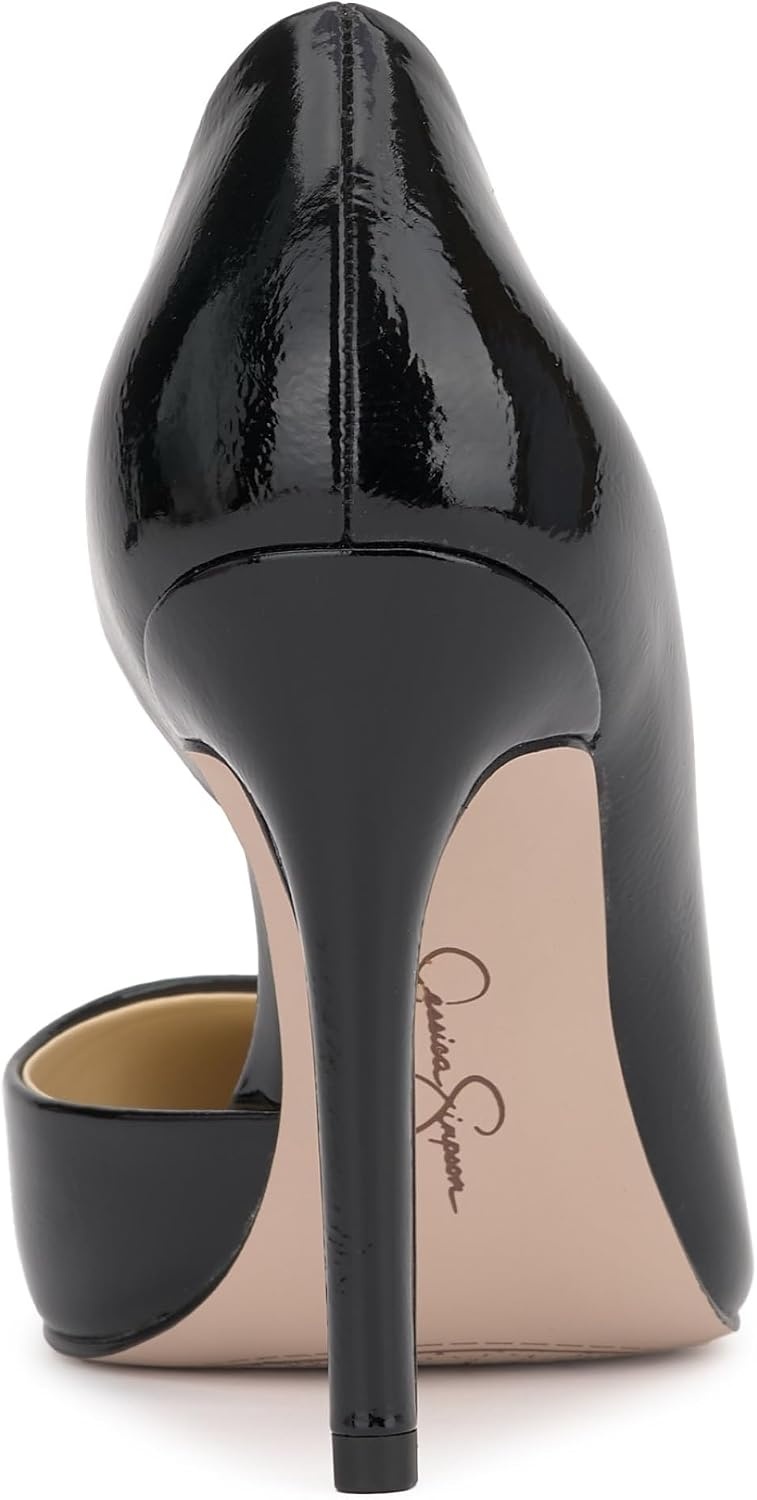 image:imageJessica Simpson Womens Prizma DOrsay PumpBlack Patent Pu