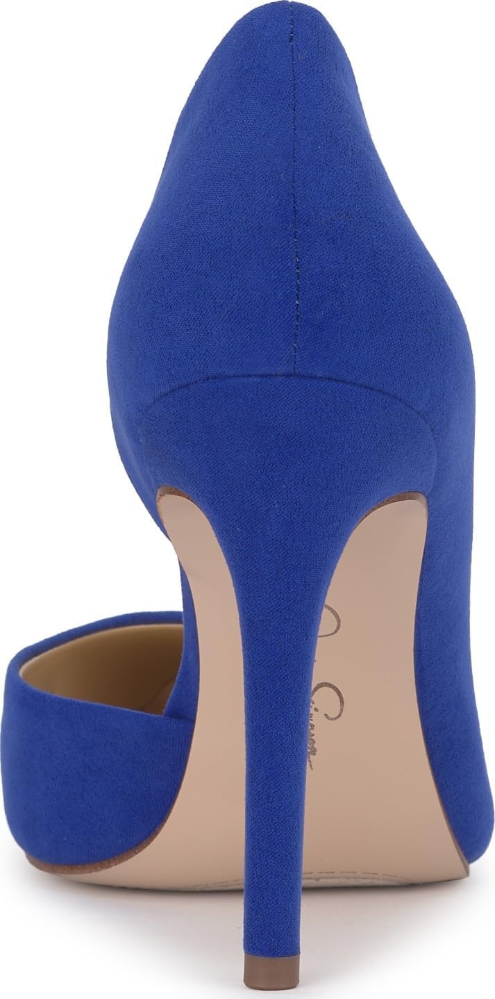 image:imageJessica Simpson Womens Prizma DOrsay PumpBlue Royale Supreme Microsuede