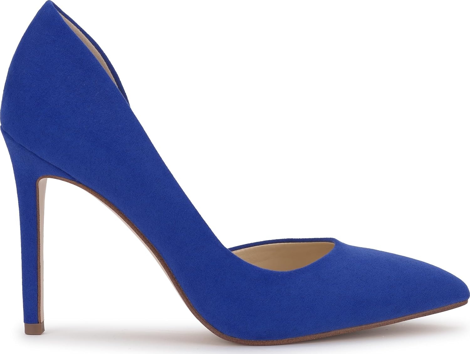 image:imageJessica Simpson Womens Prizma DOrsay PumpBlue Royale Supreme Microsuede
