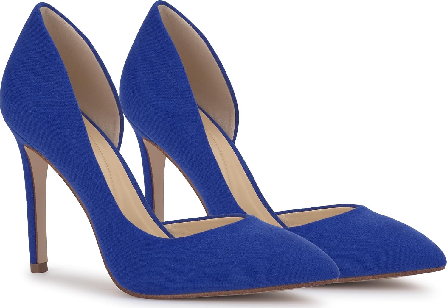 image:imageJessica Simpson Womens Prizma DOrsay PumpBlue Royale Supreme Microsuede