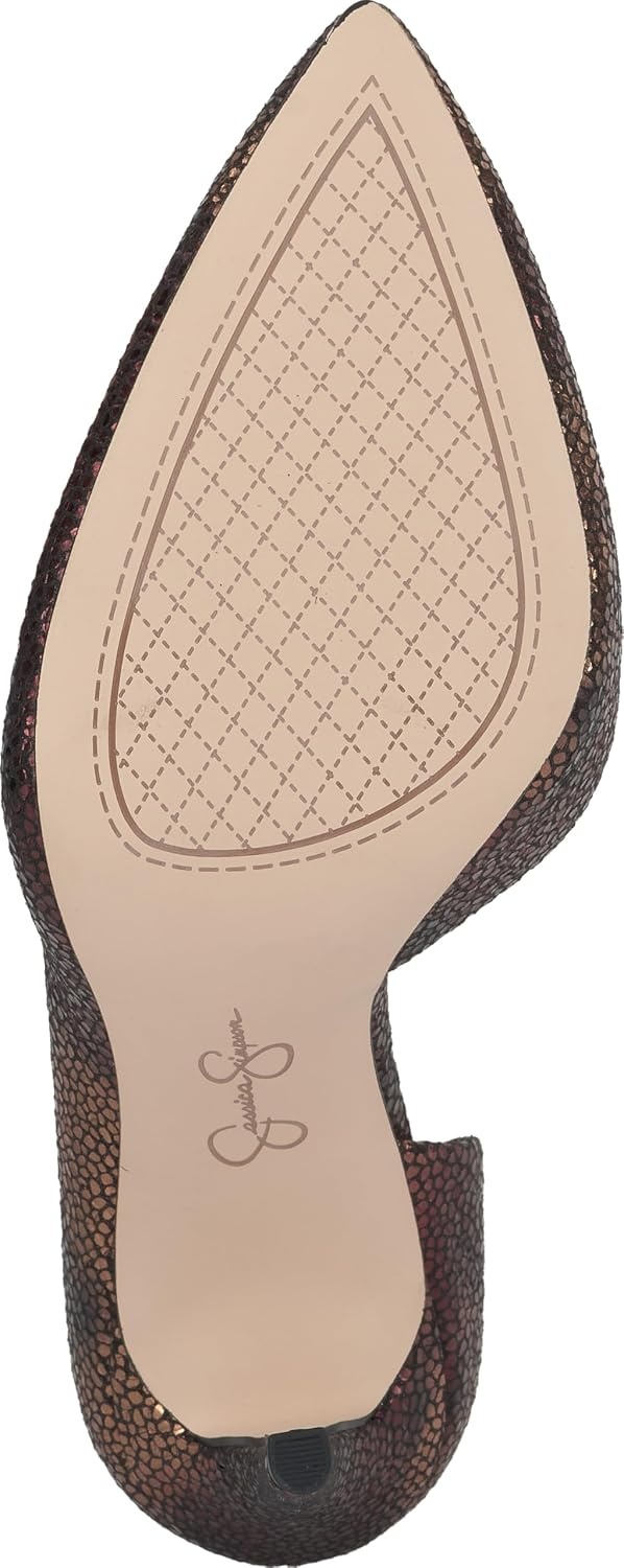 image:imageJessica Simpson Womens Prizma DOrsay PumpBronze Multi Speckled Snake Print