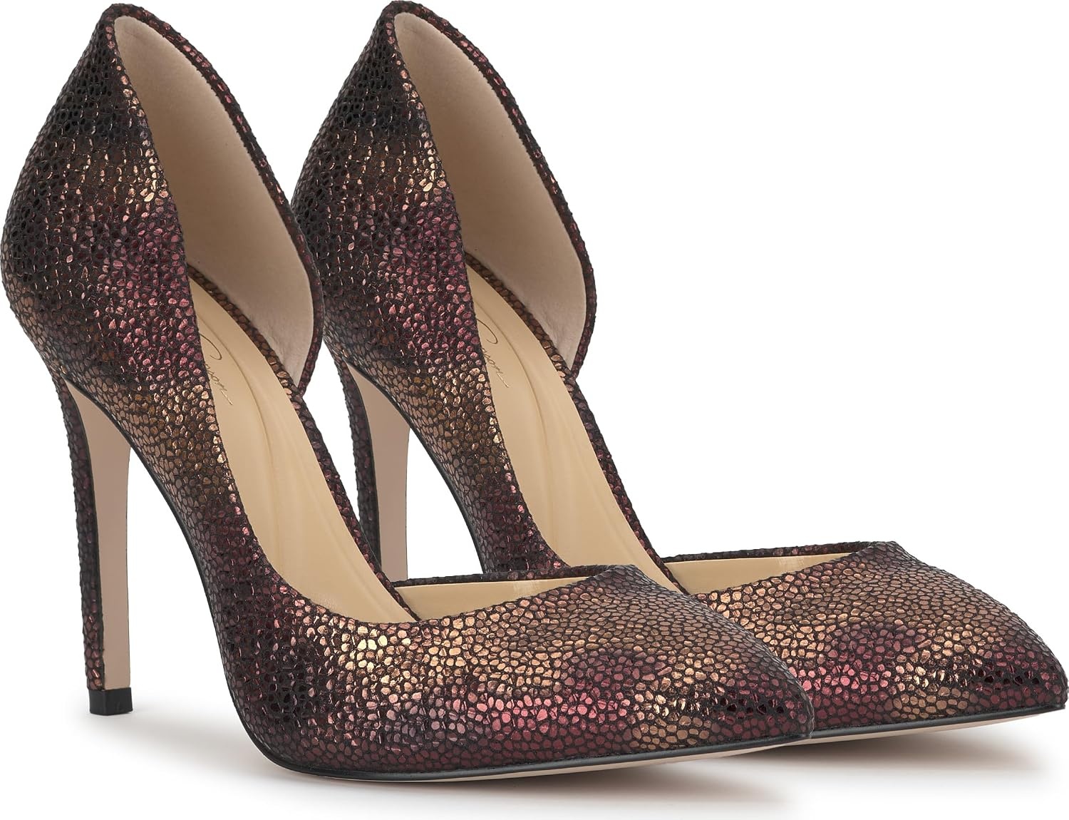 image:imageJessica Simpson Womens Prizma DOrsay PumpBronze Multi Speckled Snake Print