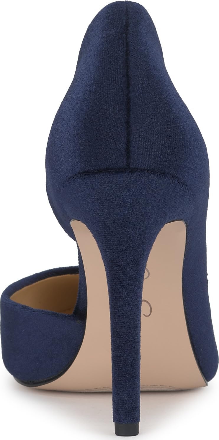 image:imageJessica Simpson Womens Prizma DOrsay PumpDark Night Lux Velvet