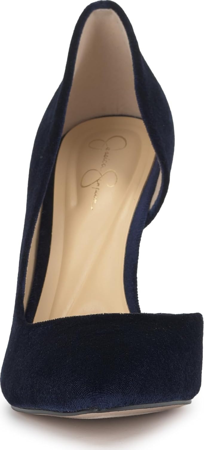 image:imageJessica Simpson Womens Prizma DOrsay PumpDark Night Lux Velvet