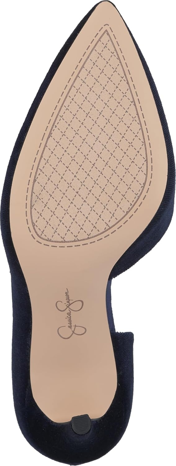 image:imageJessica Simpson Womens Prizma DOrsay PumpDark Night Lux Velvet