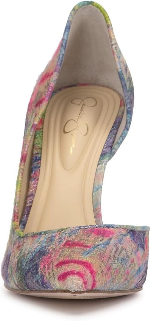 image:imageJessica Simpson Womens Prizma DOrsay PumpGarden Dream Jacquard
