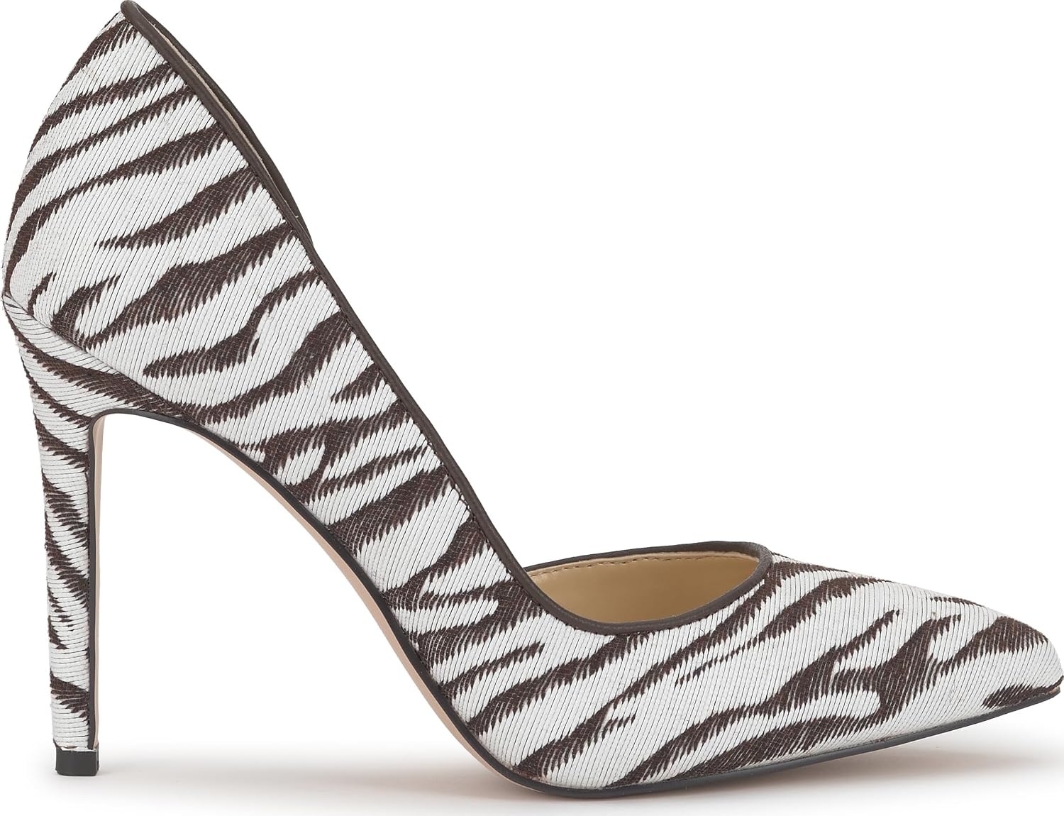 image:imageJessica Simpson Womens Prizma DOrsay PumpIvoryBrown Zebra