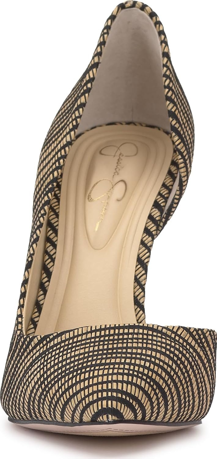 image:imageJessica Simpson Womens Prizma DOrsay PumpNaturalBlack