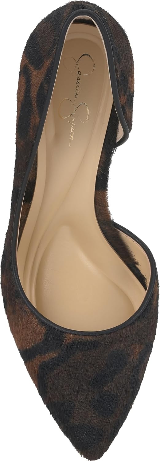image:imageJessica Simpson Womens Prizma DOrsay PumpNaturalBlack Leopard