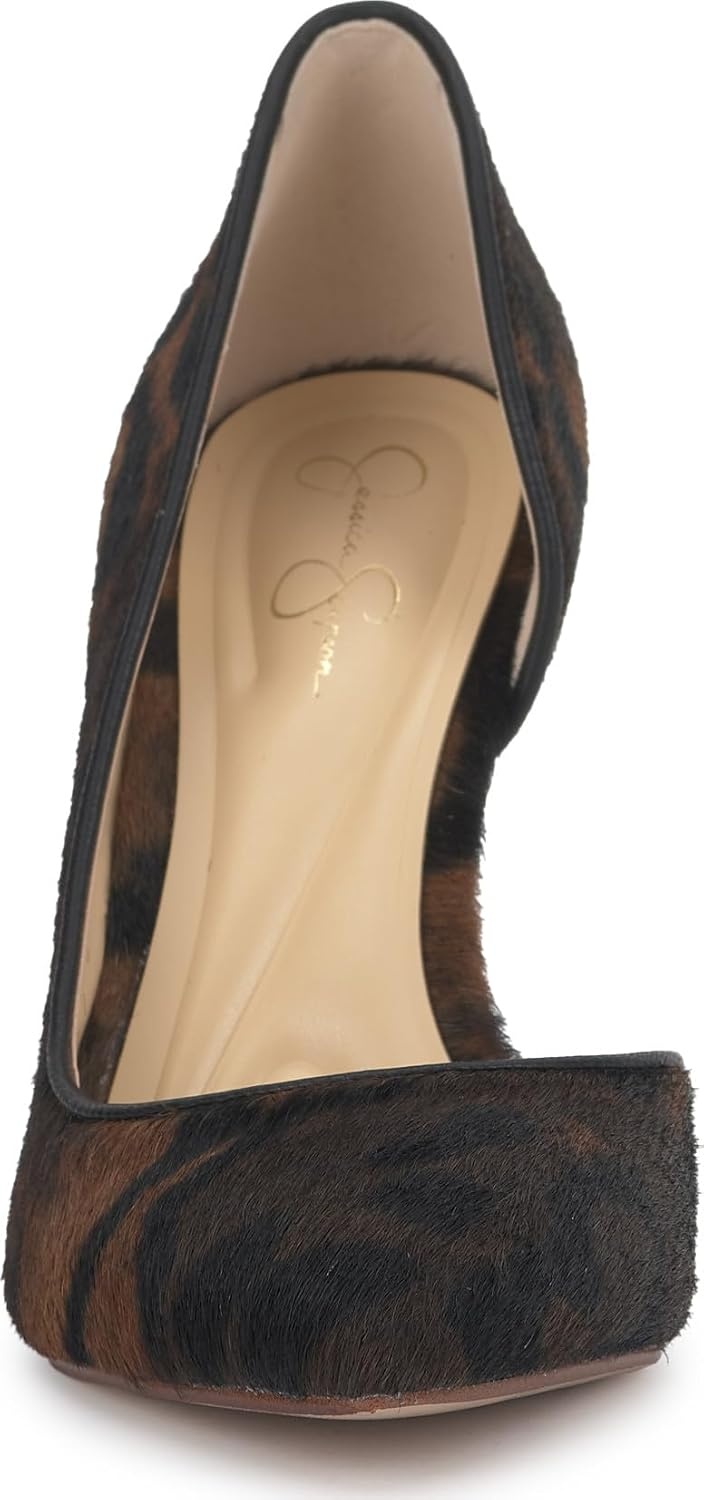 image:imageJessica Simpson Womens Prizma DOrsay PumpNaturalBlack Leopard