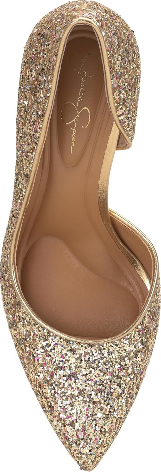 image:imageJessica Simpson Womens Prizma DOrsay PumpParty Gold