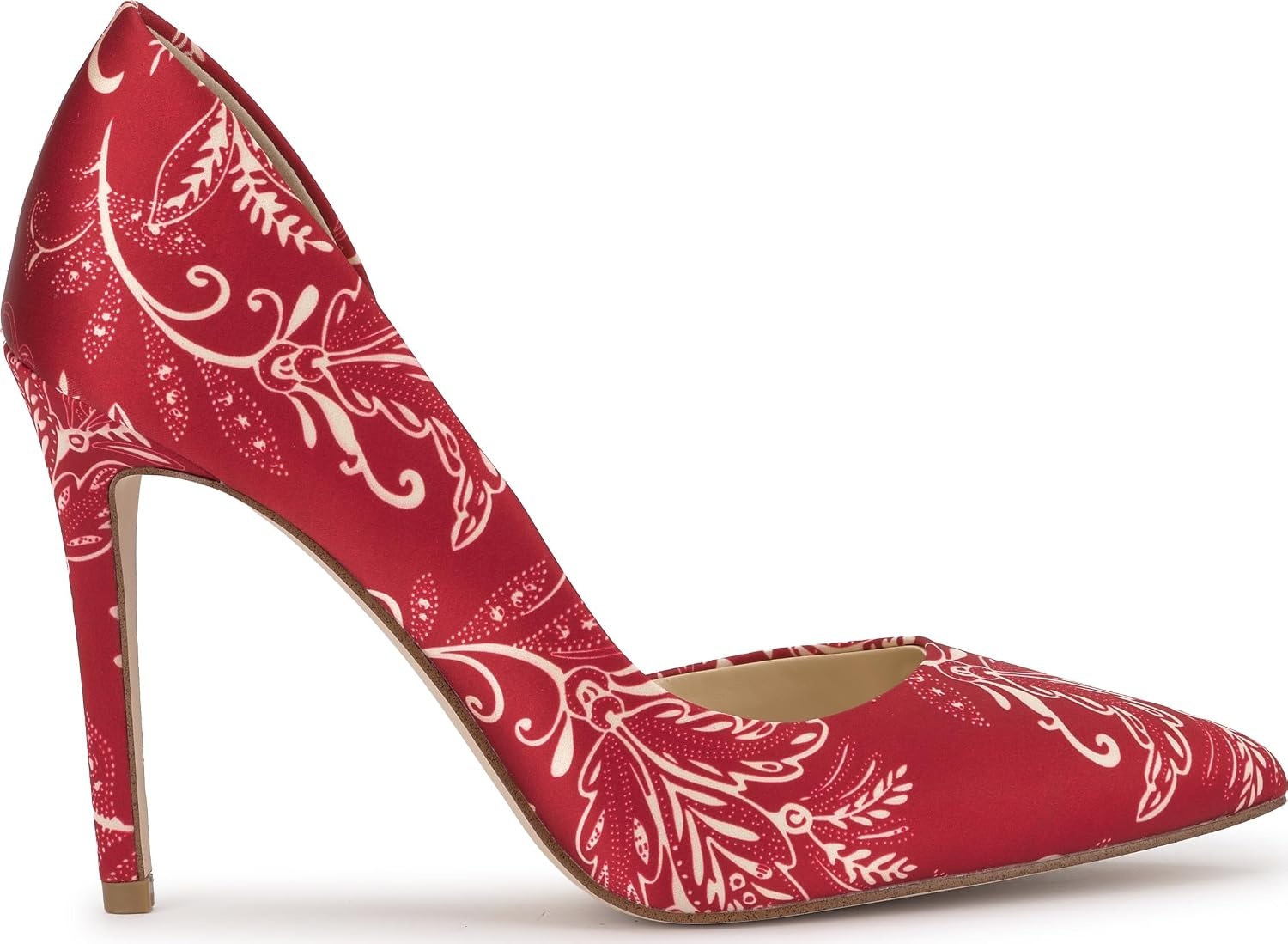 image:imageJessica Simpson Womens Prizma DOrsay PumpRed Multi Paisley Print
