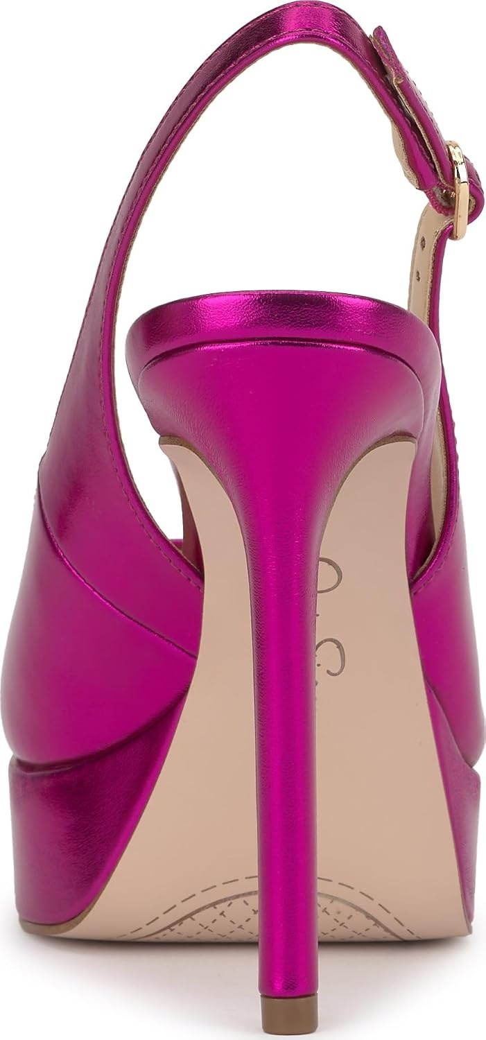 image:imageJessica Simpson Womens Sibilla Slingback Platform PumpBright Fuchsia