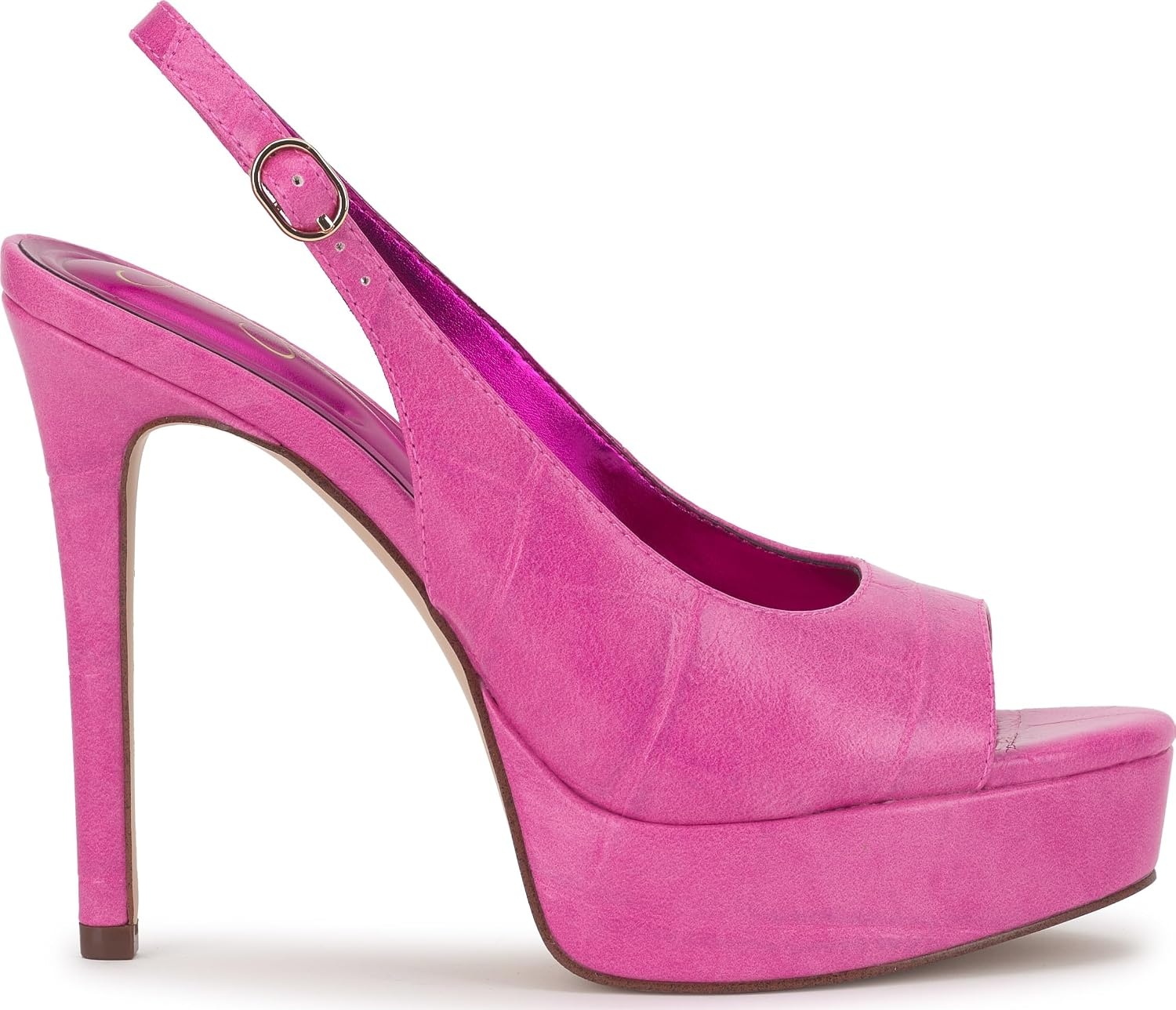 image:imageJessica Simpson Womens Sibilla Slingback Platform PumpBright Pink Grand Crocco