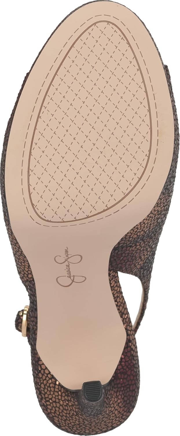 image:imageJessica Simpson Womens Sibilla Slingback Platform PumpBronze Multi Speckled Snake Print