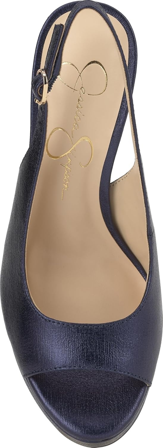 image:imageJessica Simpson Womens Sibilla Slingback Platform PumpIndigo