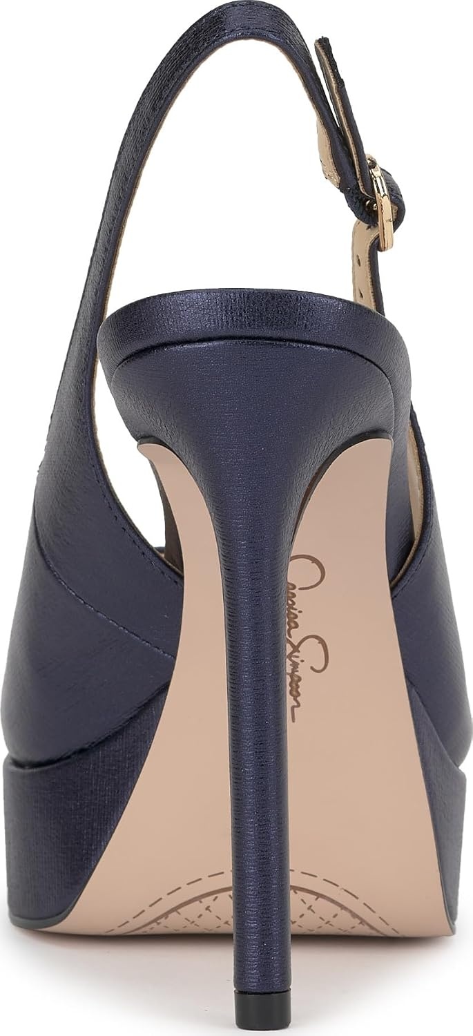 image:imageJessica Simpson Womens Sibilla Slingback Platform PumpIndigo