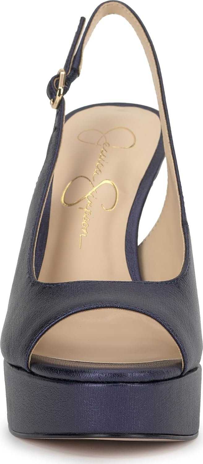 image:imageJessica Simpson Womens Sibilla Slingback Platform PumpIndigo