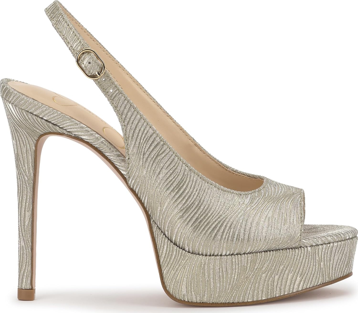 image:imageJessica Simpson Womens Sibilla Slingback Platform PumpLight Gold