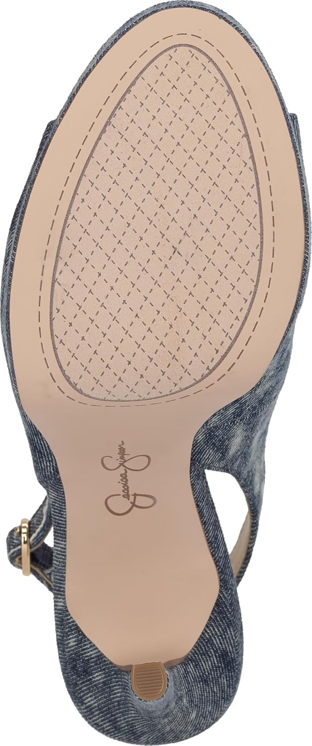 image:imageJessica Simpson Womens Sibilla Slingback Platform PumpShadow Blue