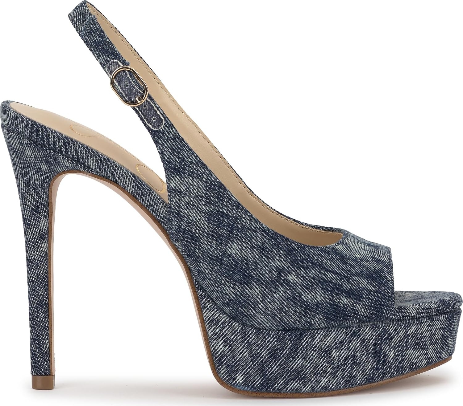 image:imageJessica Simpson Womens Sibilla Slingback Platform PumpShadow Blue