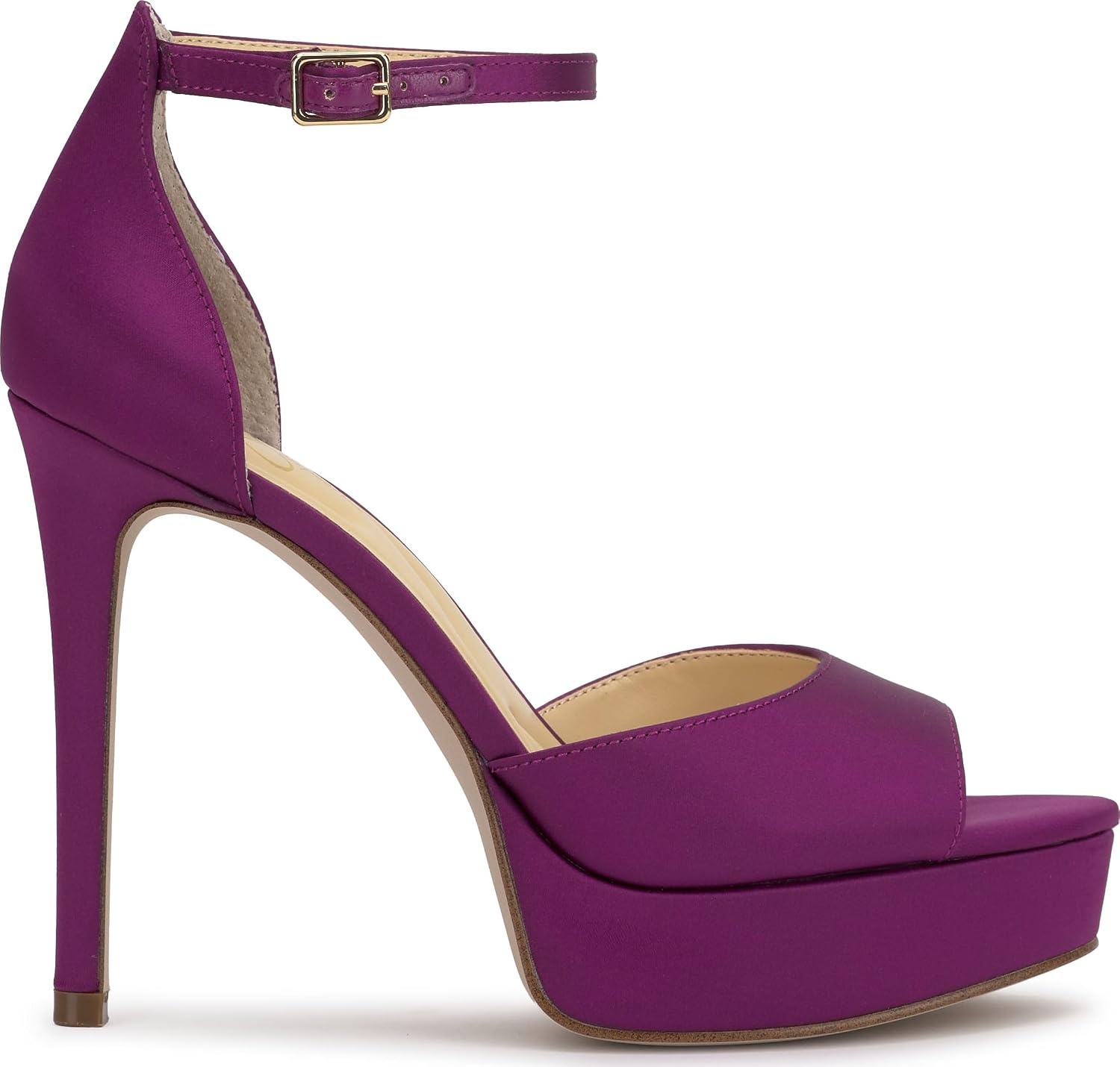 image:imageJessica Simpson Womens Sohilea Platform Peep Toe PumpBayberry Satin