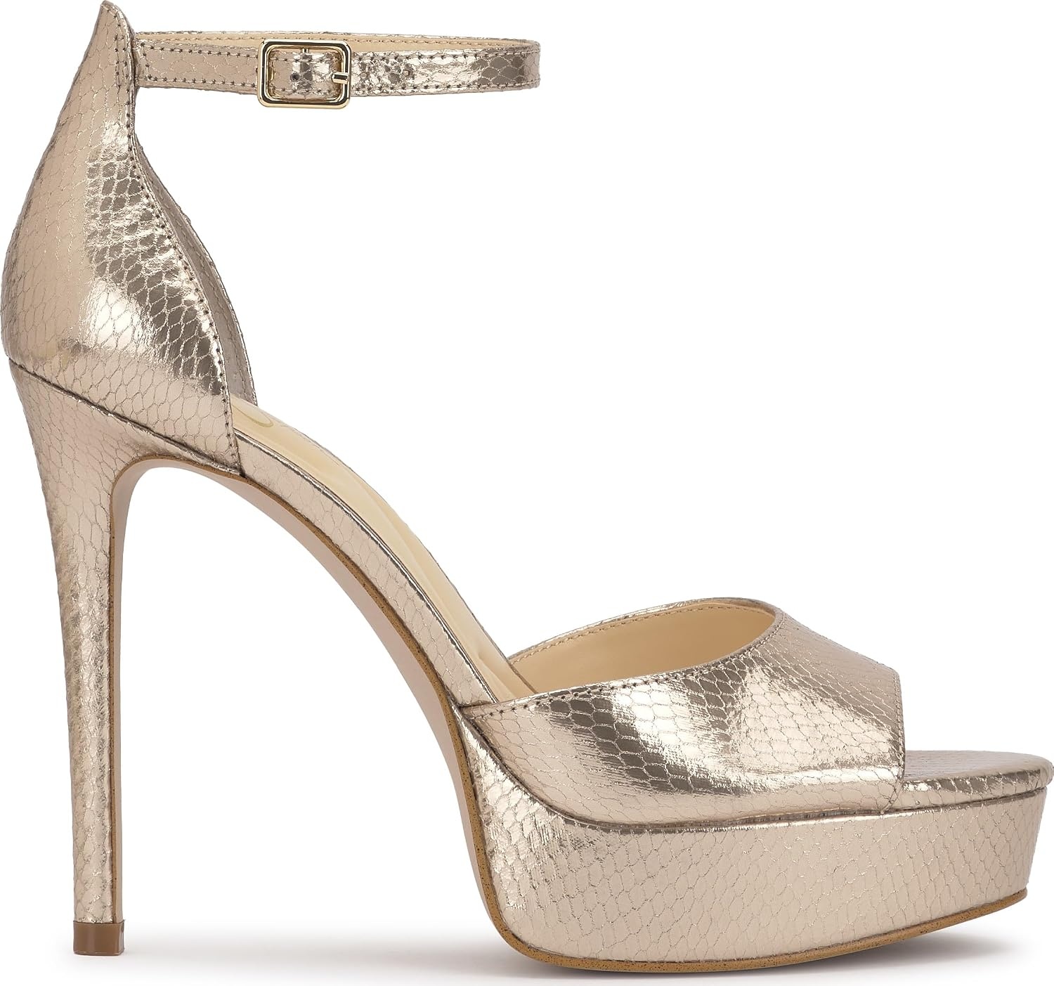 image:imageJessica Simpson Womens Sohilea Platform Peep Toe PumpChampagne