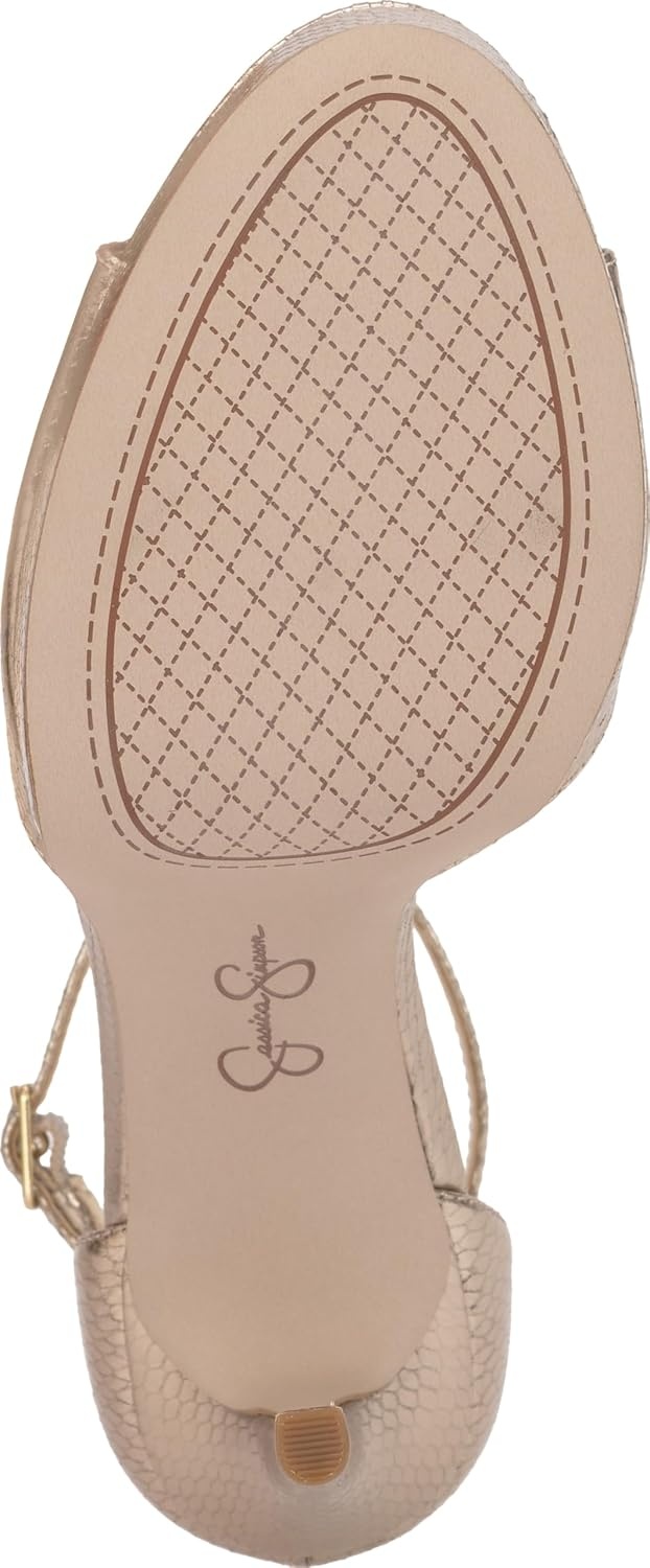 image:imageJessica Simpson Womens Sohilea Platform Peep Toe PumpChampagne