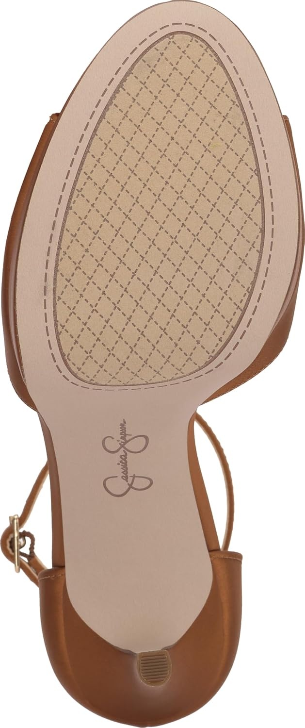 image:imageJessica Simpson Womens Sohilea Platform Peep Toe PumpGolden Copper Satin