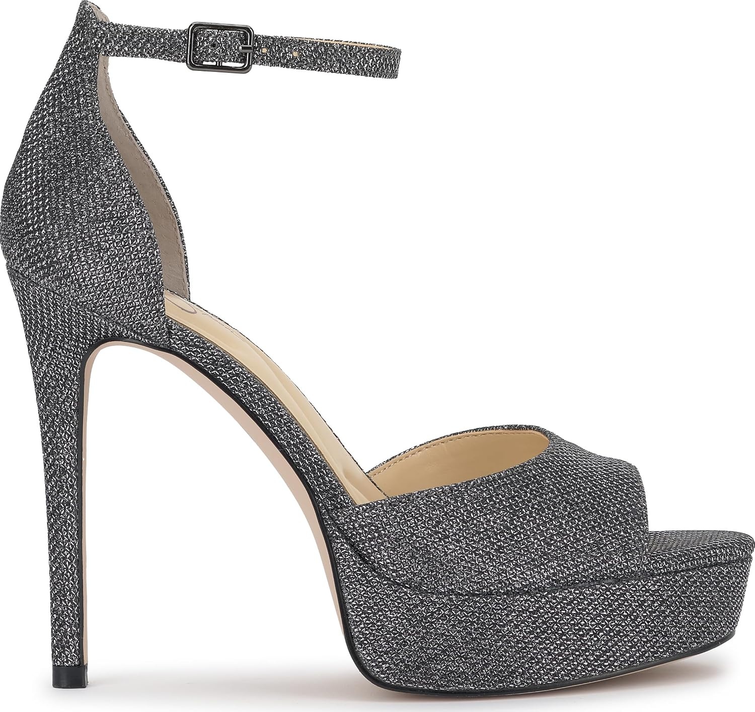 image:imageJessica Simpson Womens Sohilea Platform Peep Toe PumpLight Anthracite