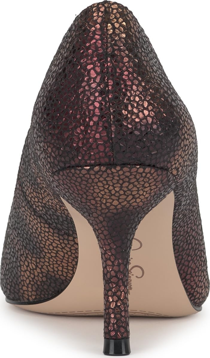 image:imageJessica Simpson Womens Voemi Pointed Toe PumpBronze Multi Speckled Snake Print
