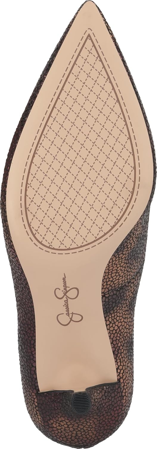 image:imageJessica Simpson Womens Voemi Pointed Toe PumpBronze Multi Speckled Snake Print