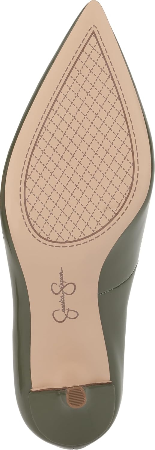 image:imageJessica Simpson Womens Voemi Pointed Toe PumpLight Moss Green Patent