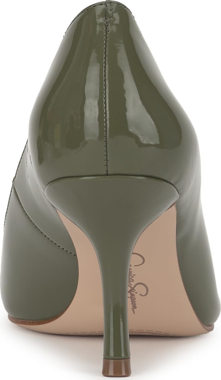 image:imageJessica Simpson Womens Voemi Pointed Toe PumpLight Moss Green Patent