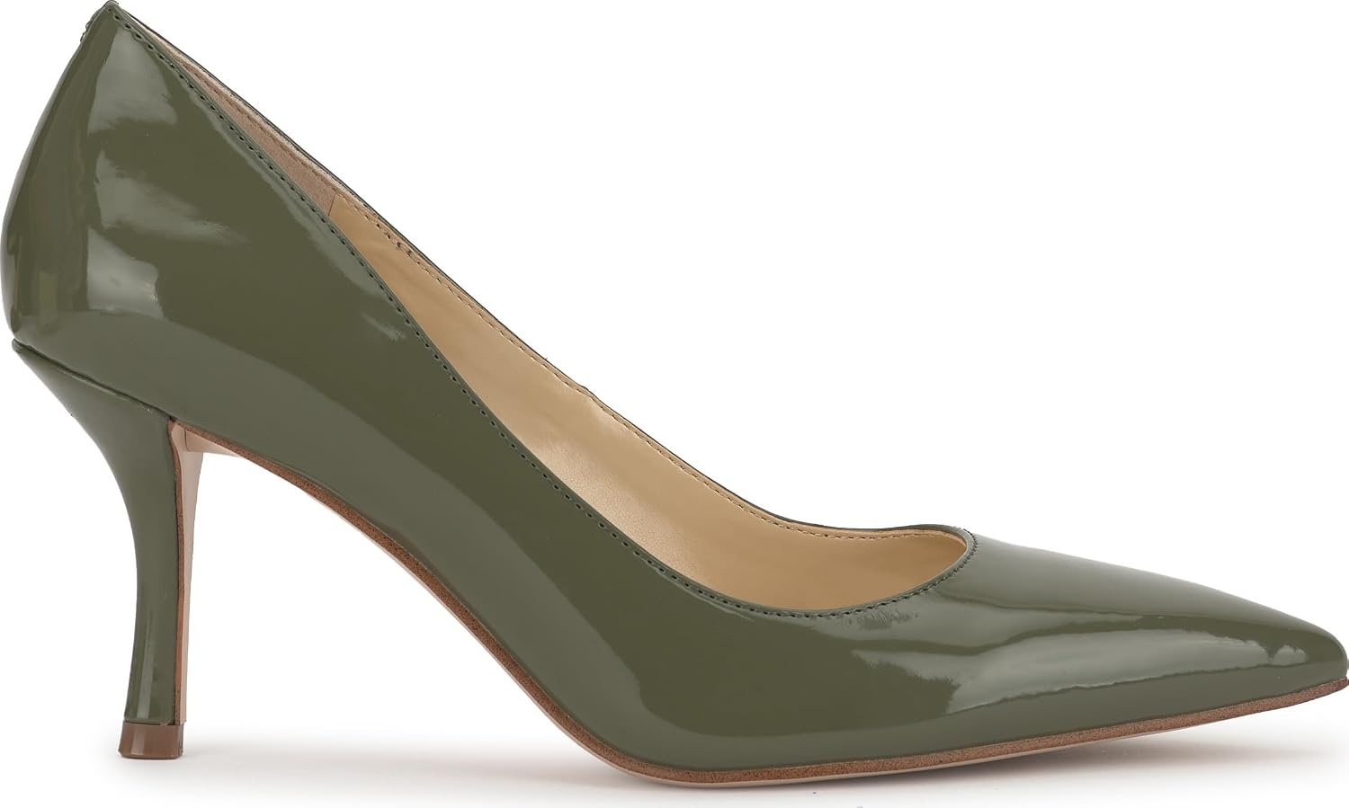 image:imageJessica Simpson Womens Voemi Pointed Toe PumpLight Moss Green Patent