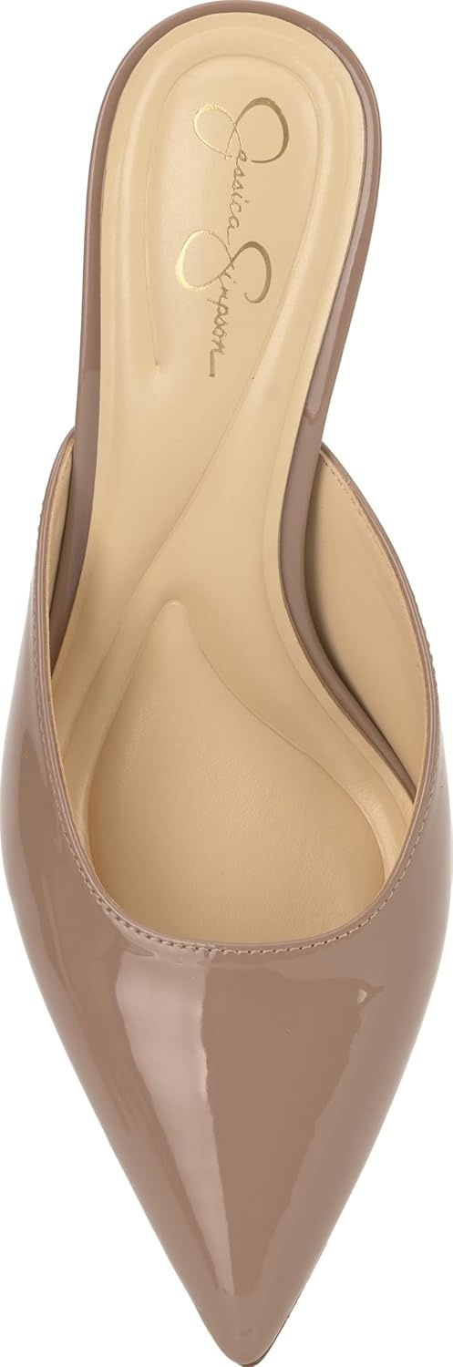 image:imageJessica Simpson Womens Xia High Heel MuleChai Latte Patent