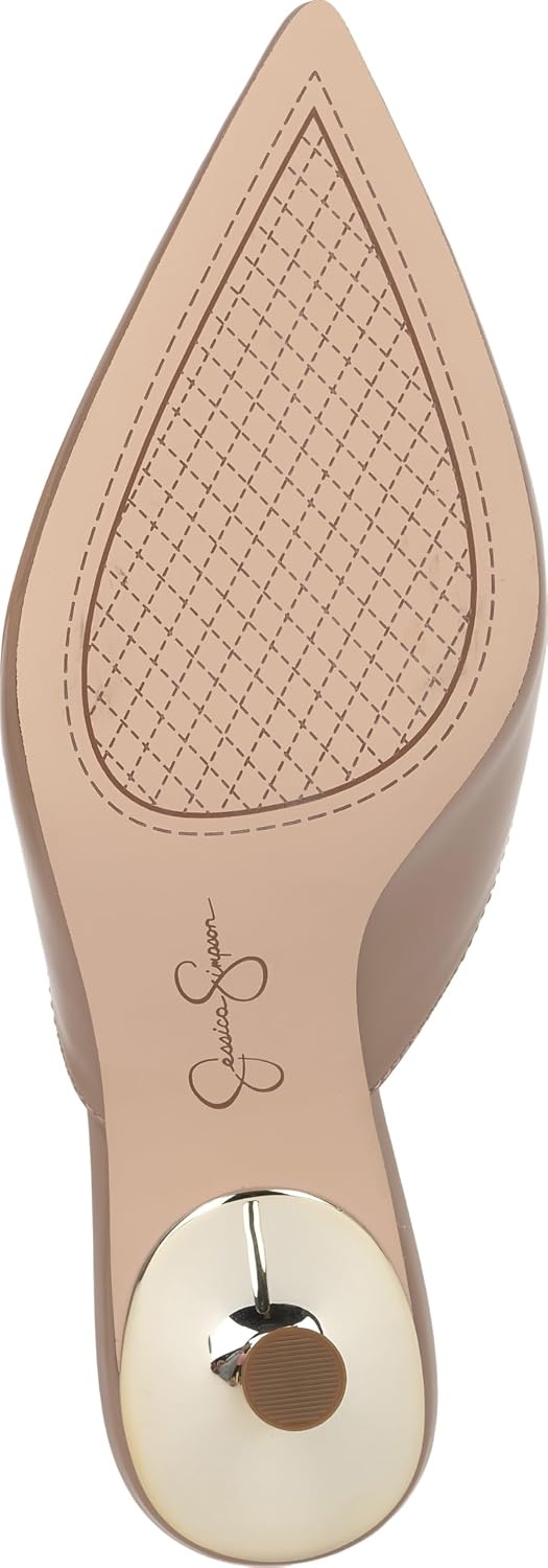 image:imageJessica Simpson Womens Xia High Heel MuleChai Latte Patent