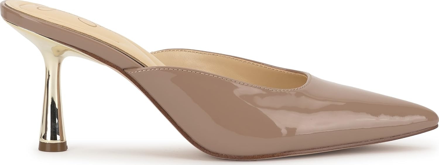 image:imageJessica Simpson Womens Xia High Heel MuleChai Latte Patent
