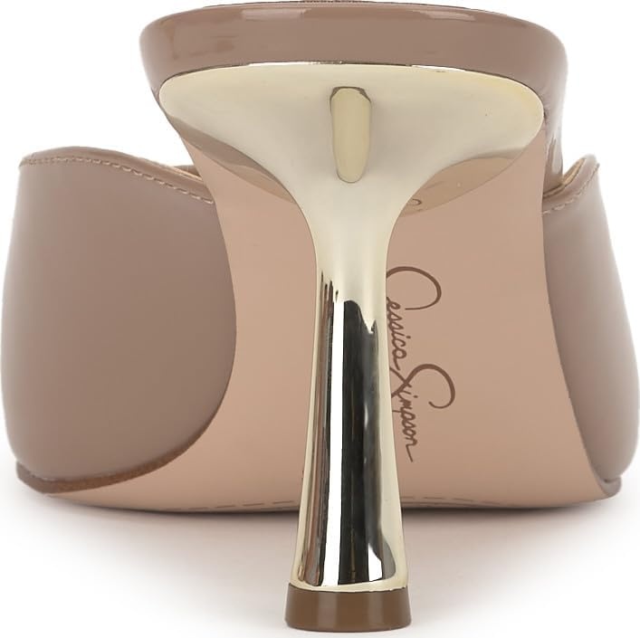 image:imageJessica Simpson Womens Xia High Heel MuleChai Latte Patent