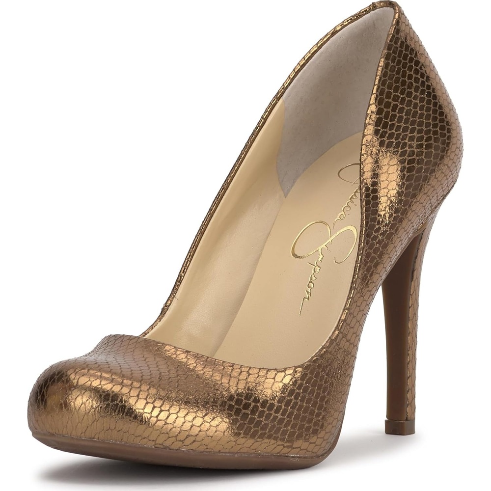 image:imageJessica Simpson Womens Calie Classic PumpBronze