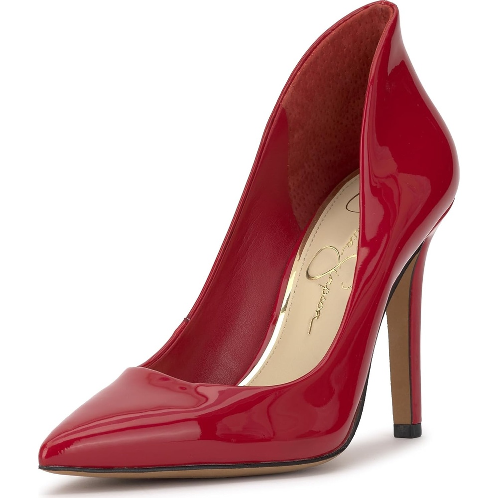 image:imageJessica Simpson Womens Cambredge Pointed Toe Pump Dress Black 75Lipstick