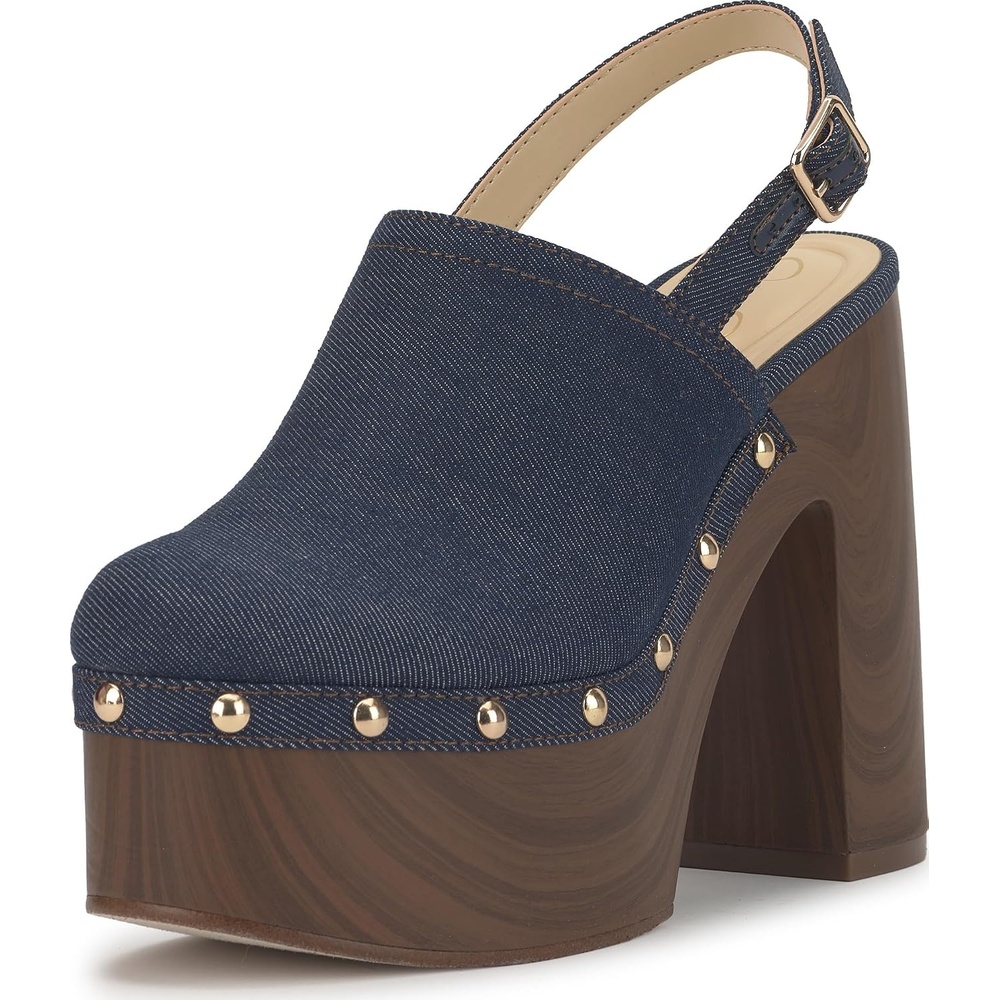 image:imageJessica Simpson Womens Cazea Studded Platform ClogIndigo Denim
