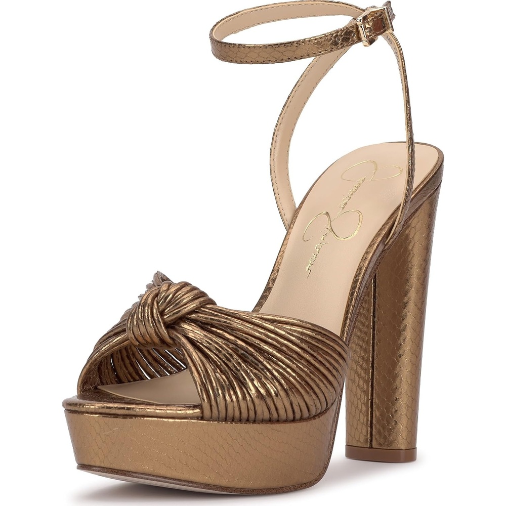 image:imageJessica Simpson Womens Immie Ankle Strap Platform SandalBronze