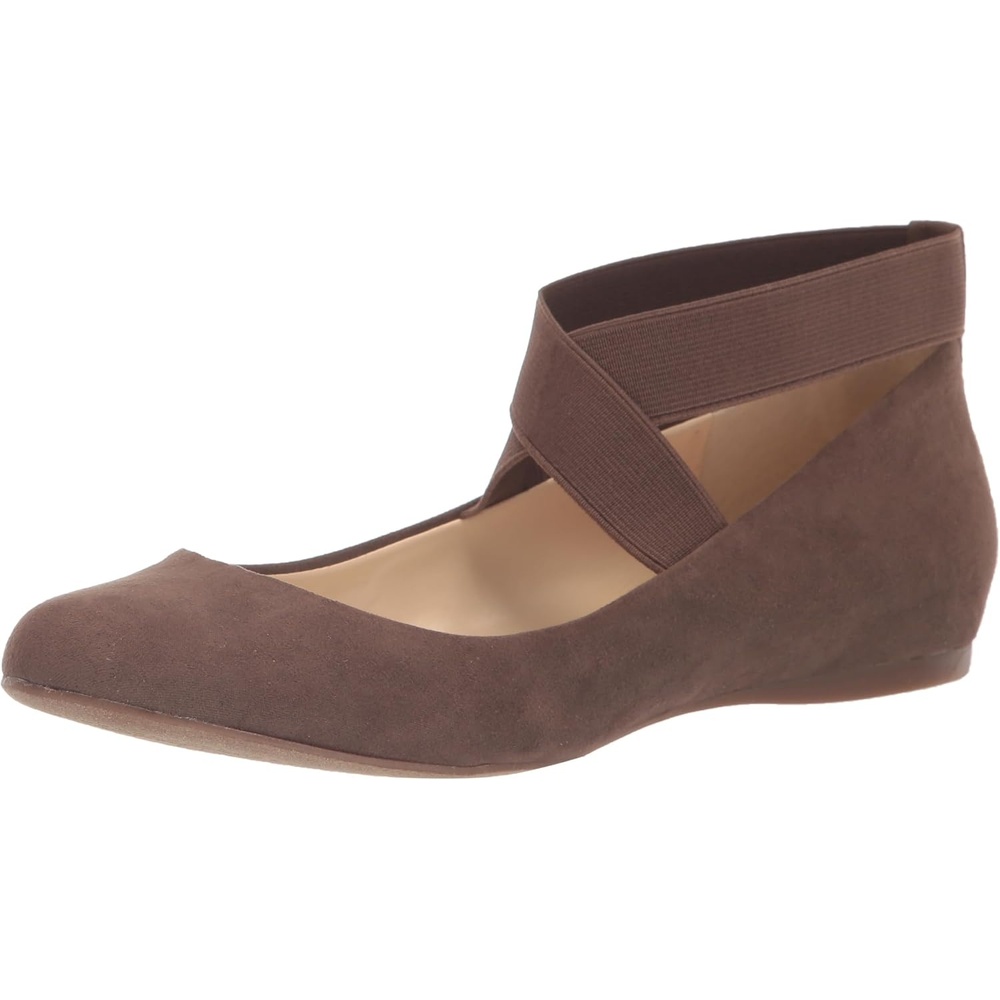 image:imageJessica Simpson Womens Mandayss Cross Strap Ballet FlatSable