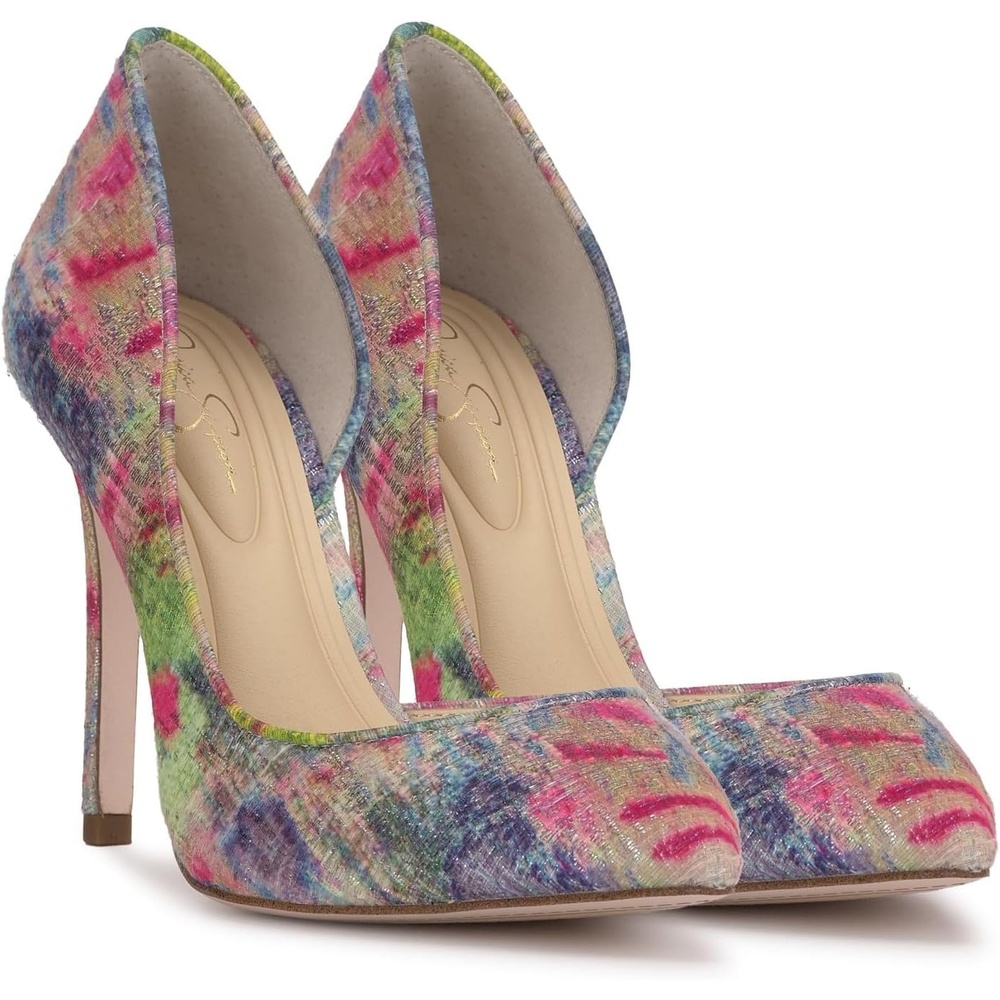 image:imageJessica Simpson Womens Prizma DOrsay PumpGarden Dream Jacquard
