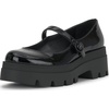 Black Crinkled Patent