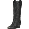 Black Faux Soft Nappa Silk