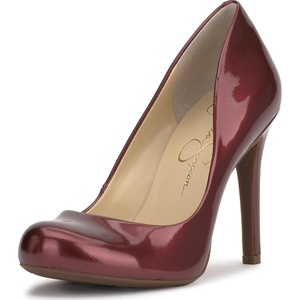 Jessica Simpson Women’s Calie Classic Pump(Oxblood)